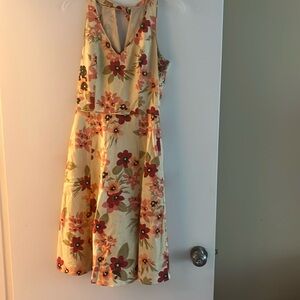 Sundress quality material great shape worn once. LOFT size 0 runs big more 2/4